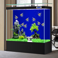 Aquarium en verre ultra-blanc ODM/OEM pour la maison, l'extérieur, le bureau, mural ou sur pied, de taille moyenne à grande, avec garantie de 2 ans