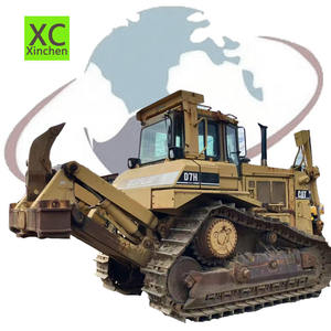 Bulldozer Caterpillar D7G/D7H/D7R usado con cabrestante hidráulico, motor, caja de cambios y bomba originales, pintura original CAT D7G D7H D7R, dozer usado. - Product Image 1