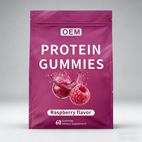 Gummies de collagène végétalien OEM avec biotine et kératine pour cheveux, peau et ongles – Gommes de biotine et collagène