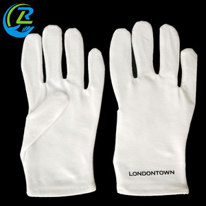Guanti in Cotone Elasticizzato Bianco per Spa, Idratanti e Lenitivi per Eczema, Produzione Cinese - Product Image 4