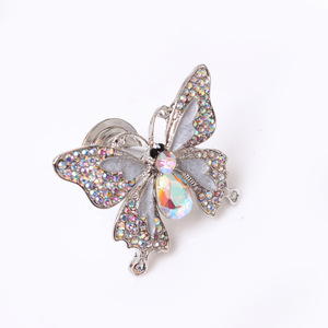 New-style Colored-<strong>diamond</strong> butterfly Zinc Alloy Modern Minimalist Electroplated Kitchen Cabinets Wardrobes Handle - Product Image 4