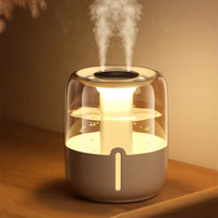 Nouveau grand volume de brouillard Nano molécules d'eau fines Double buse réapprovisionnement en eau Pure humidificateur de Purification de l'air