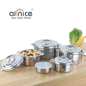 高品质双壁不锈钢保温食品取暖器热砂锅 - Product Image 1