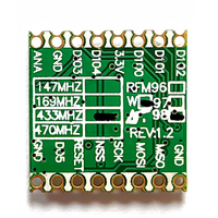 Module émetteur-récepteur RF sans fil longue portée HopeRF de qualité industrielle LoRa RFM98W-433MHz 10km, anti-interférence automobile CN/GUA
