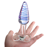 Ninghao Plug anal en verre cristal pour femmes, Plugs anaux, Godemiché pour pénis et anus, Jouets sexuels pour adultes, Jouets sexuels gays, Cadeaux pour amoureux