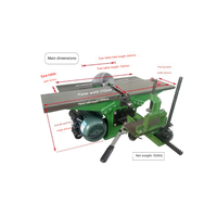 Scie à table haute vitesse et dégauchisseuse 8 pouces, machine de découpe professionnelle combinée pour usines de travail du bois