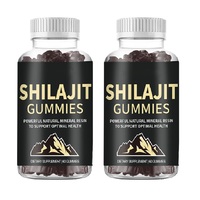 Bonbons gélifiés au Shilajit pur de l'Himalaya, marque privée, vitamines et suppléments pour hommes adultes, efficacité antioxydante