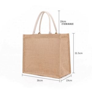 Bolsas de Yute Reutilizables y Ecológicas para Compras, Playa y Regalos de Navidad 2025, Tamaño Personalizado - Product Image 2