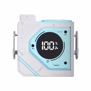 Ventilateur portable à fixation lombaire pour extérieur avec batterie remplaçable, autonomie illimitée, ventilateur de cou multifonctionnel avec batterie externe et lumière - Product Image 1