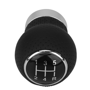 Car Gear <b>Shift</b> <b>Knob</b> 5 Speed Universal Leather Ergonomic Design For Manual Transmission Vehicles - Product Image 5