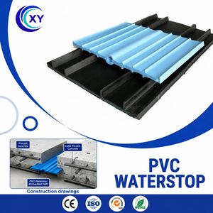 Cinta Impermeable de PVC Premium con Bulbo Central de 150mm y 250mm, Sellador de Juntas Impermeable para <span class=keywords><strong>Piscinas</strong></span> y Construcción de Sótanos - Product Image 1