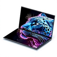 Nouvel ordinateur portable à double écran 16+16 pouces 1920x1200 SSD Intel Core I5-12450H 4.2GHz Windows 10/11 Office Gaming Programming (2-en-1)