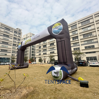 Arche gonflable publicitaire étanche en PVC pour événements sportifs en plein air, ligne de départ/arrivée