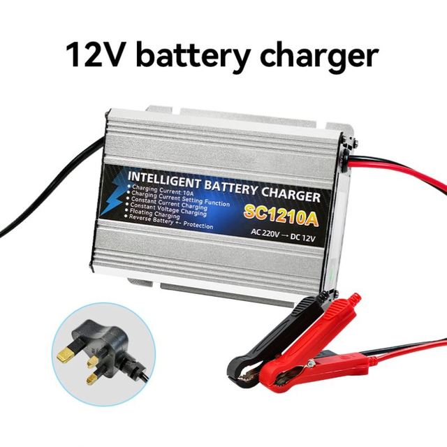 Hot 12V 10A Adjustable Battery Charger 12v 24v 36v 48v 60v 72v 96v 20a AC to DC Li Ion Lifepo4 Lead Acid Battery Charger