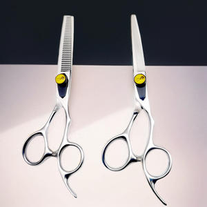 Tijeras profesionales de peluquería de 6 pulgadas, estilo tubo, tijeras planas, juego de tijeras de entresacar para diestros, para estilistas - Product Image 3