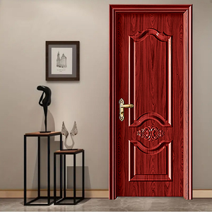 TECHTOP Taille Personnalisable <span class=keywords><strong>Porte</strong></span> Intérieure Classique Couleur Noyer WPC PVC Laminé Noyau HDF Kit <span class=keywords><strong>de</strong></span> <span class=keywords><strong>Porte</strong></span> Facile à Installer <span class=keywords><strong>pour</strong></span> la <span class=keywords><strong>Maison</strong></span> - Product Image 3