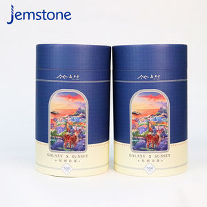 Venta al por mayor de China 100% tubo de papel de embalaje impreso en color personalizado biodegradable reciclado con tapa - Product Image 4