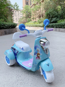 <span class=keywords><strong>Moto</strong></span> et tricycle électriques pour enfants Frozen, <span class=keywords><strong>en</strong></span> plastique, unisexe, 2-6 ans, voiture jouet à batterie rechargeable - Product Image 4