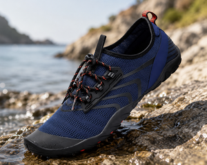 <span class=keywords><strong>Chaussures</strong></span> d'eau unisexes, à séchage rapide, respirantes, antidérapantes, à semelle épaisse, chaussettes <span class=keywords><strong>aquatiques</strong></span>, <span class=keywords><strong>chaussures</strong></span> de natation, bleu foncé - Product Image 6