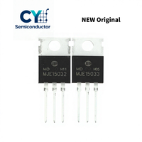 Paire de transistors bipolaires MJE15032 d'origine pour réparation d'amplificateur audio haute puissance 600V