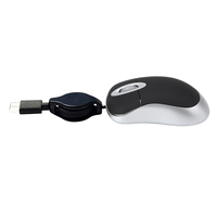 Souris USB C filaire pour Mac et PC-Souris rétractable de Type C mince, silencieuse et fiable pour ordinateur portable, Macbook Pro/Air, iMac