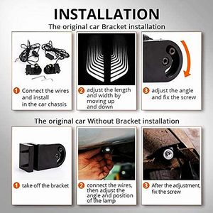 Lumières universelles d'accueil de porte de <span class=keywords><strong>voiture</strong></span> Led Angel Wings Light Neon Ground Effect Lights Cars Side Door Step Courtesy Floor - Product Image 4