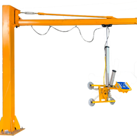 Meilleure Vente : Grue à flèche montée sur poteau avec ventouse à vide pour verre, pour le transport.