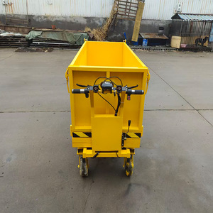 Carretilla de Mano de Cuatro Ruedas con Plataforma de Acero y Elevación Mecánica para Logística de Almacén, Operación Manual - Product Image 1