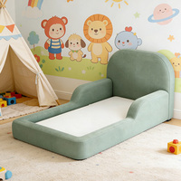 Sofá Cama Infantil Plegable 2 en 1, Diseño Ergonómico, Relleno de Espuma Suave, Portátil, Directo de Fábrica