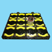 Bandeja de Almacenamiento de Plástico Termoformado ABS/HDPE Negra Resistente al Desgaste, Personalizable OEM YZG -027 para Ferretería