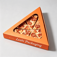 Barquettes à pizza jetables individuelles, contenants pour tranches de pizza, fournitures pour fêtes d'anniversaire et de mariage, boîtes à pizza personnalisées, fabricant de boîtes à pizza
