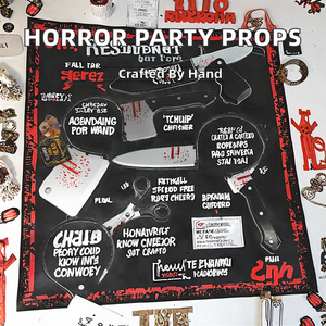 Accesorios de Disfraces de Halloween, Cuchillo de Cocina, Hacha, Botella de Vino, Decoraciones de Terror para el Día de Todos los Santos - Product Image 2