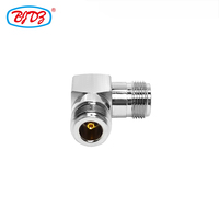 Konektor Adaptor RF Coaxial N Tipe Betina ke N Tipe Betina Sudut Kanan 90 Derajat, Stok Tersedia