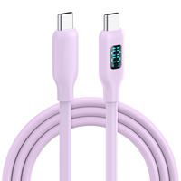 Câble USB-C vers C DAJIANG OEM personnalisé 100W 3A à charge rapide 1,5M avec gaine en silicone pour batterie externe, appareil photo, ordinateur