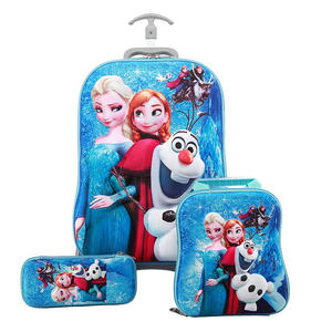 frozen school bag trolley