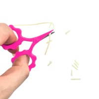 Ciseaux de tailleur rose vif Tournesol, mini-ciseaux de couture et de broderie, outil de coupe pour le point de croix et les loisirs créatifs