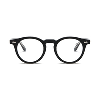 Lunettes de vue ovales rondes à monture intégrale, motif marbré animal, anti-UV, écologiques, unisexes, pour adultes, correction de la vue