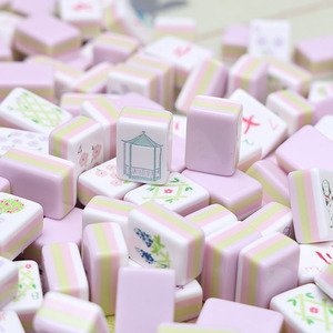 Juego de Mahjong Americano Personalizado para 4 Jugadores, Fichas de Acrílico Morado, Estilo Moderno y Lujoso para Casino - Product Image 6