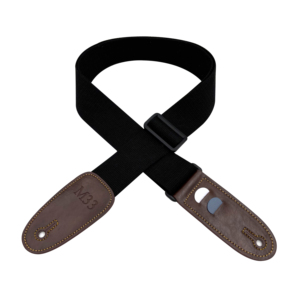 M33 Gitaarband, Met <span class=keywords><strong>Pick</strong></span>-Houder, Verstelbaar Katoen, Meerlagige Synthetische Lederen Uiteinden, Past Akoestisch, Elektrisch, Bas - Product Image 1