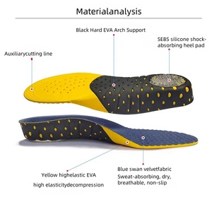 Nouvelles semelles orthopédiques intégrales en EVA et TPU, amortissantes, respirantes et anti-choc, avec soutien <span class=keywords><strong>de</strong></span> la voûte plantaire pour fasciite plantaire – Meilleures ventes - Product Image 6
