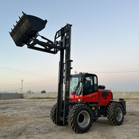 Prix usine EPA Euro 5 moteur tout ascenseur 4WD chariot élévateur 5 tonnes tout-terrain tout terrain à vendre