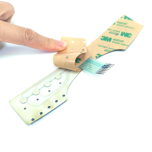 सोल्डर पिन के साथ रिमोट कंट्रोलर के लिए निर्माता डिय झिल्ली कीबोर्ड 2.54 मिमी पिच कस्टम मोटाई और रंग - Product Image 2