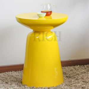 Đồ Nội Thất Khung Nhôm Bàn Cuối Trang Trí Sang Trọng Side End Thỉnh Thoảng Bảng Trong Nhà Nhỏ Phòng Khách Hiện Đại Màu Vàng Side Bảng - Product Image 2