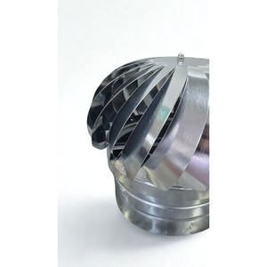 Ventilador de Techo Industrial de Acero Galvanizado, Tipo Campana Rotatoria Impulsada por el Viento, de Uso Exterior Independiente para Extracción de Gases de Combustión y Aire - Product Image 3