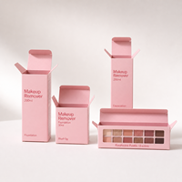 Boîte d'emballage cosmétique personnalisée pour ensemble de maquillage, vente en gros, boîte en papier de luxe, petite entreprise, logo personnalisé, emballage de beauté