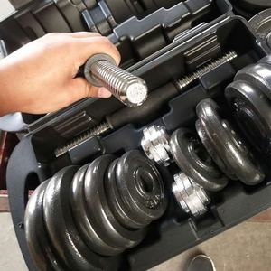 Nouveau haltère de peinture noire en fonte enduite réglable fixe <span class=keywords><strong>10kg</strong></span> 15kg 20kg 30kg 50kg 55kg ensemble d'haltères et d'haltères - Product Image 4