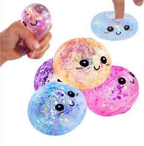 Dumpling Squishies Glitter Dumpling Mystery Box Colorful Stress Balls Fidget Sensory Toy Ewith Food Steamer Stretchy Desk Toys - Product Image 1