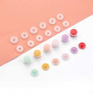Fancy 14 mm mùa xuân Snap Nút nhựa màu xanh 4 phần nút nhựa cho trẻ em quần áo - Product Image 6