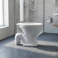 Luxe Qualité Prix Bas Pas Cher Plancher Monté EWC Toilettes Européenne Commode Siège de Toilette de L'inde Articles Sanitaires En Céramique