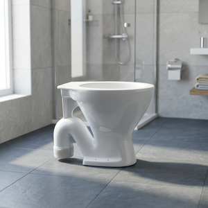 ชักโครก EWC ตั้งพื้นแบบหรูหรา,ที่นั่งชักโครกจากอินเดียเซรามิก - Product Image 4